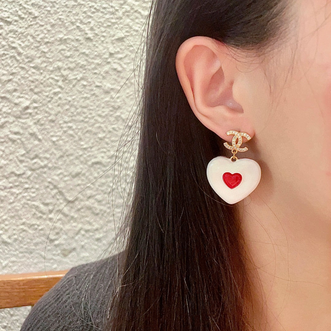Martin Graham earrings in polished metal-tone – detail view