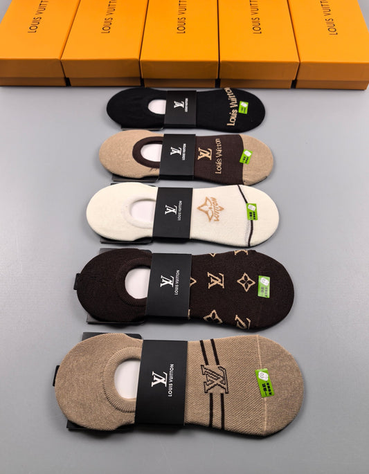 Louis Vuitton Short Socks - 5-Pair Pack