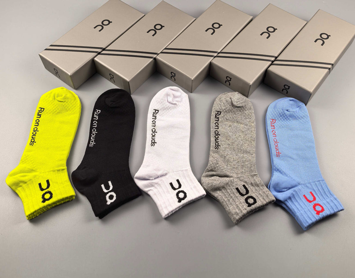 On Cloudtilt Cotton Breathable Socks – 5-Pair Pack