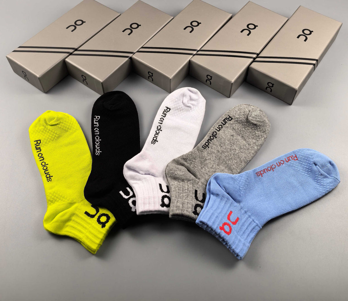 On Cloudtilt Cotton Breathable Socks – 5-Pair Pack