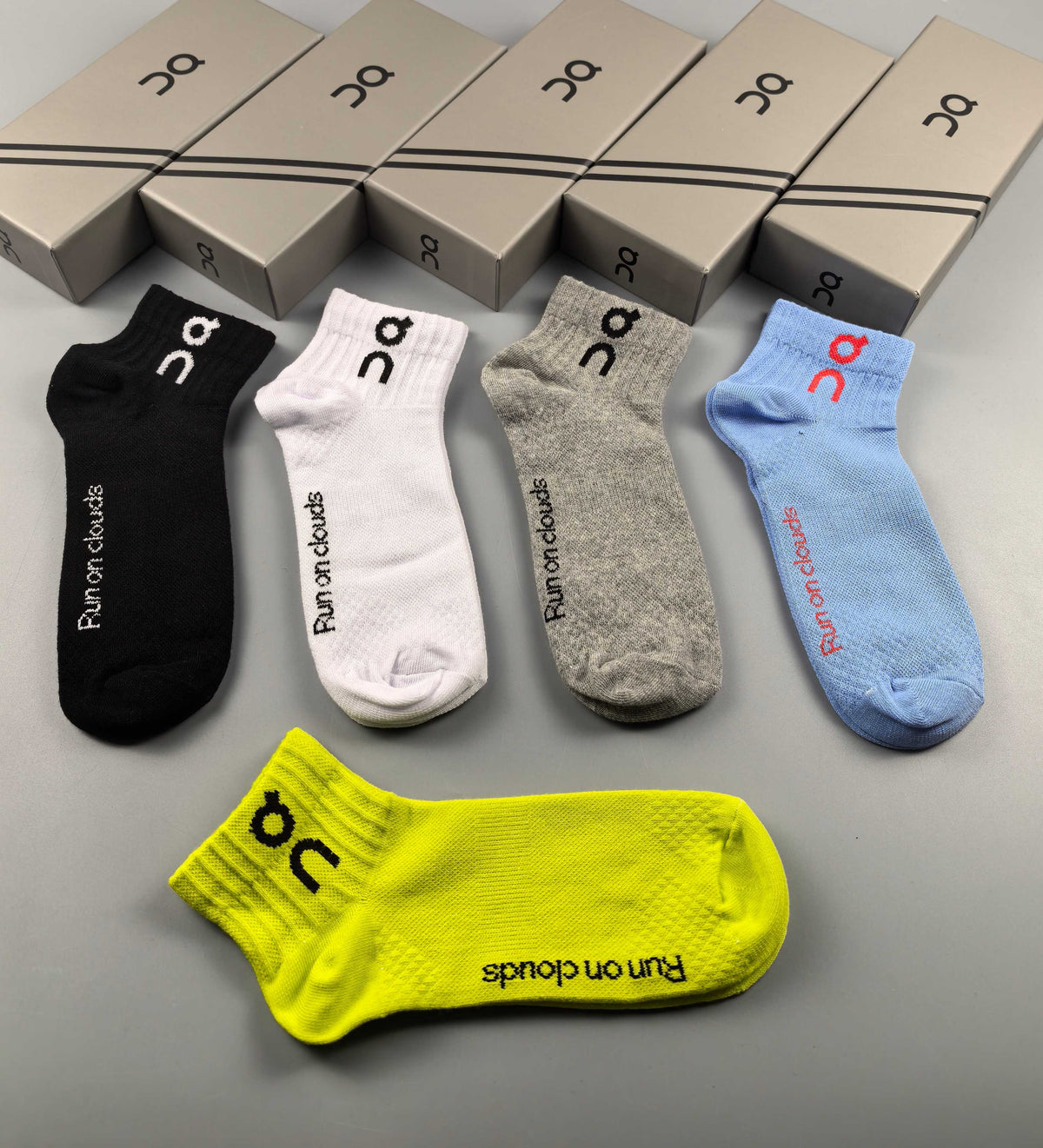 On Cloudtilt Cotton Breathable Socks – 5-Pair Pack