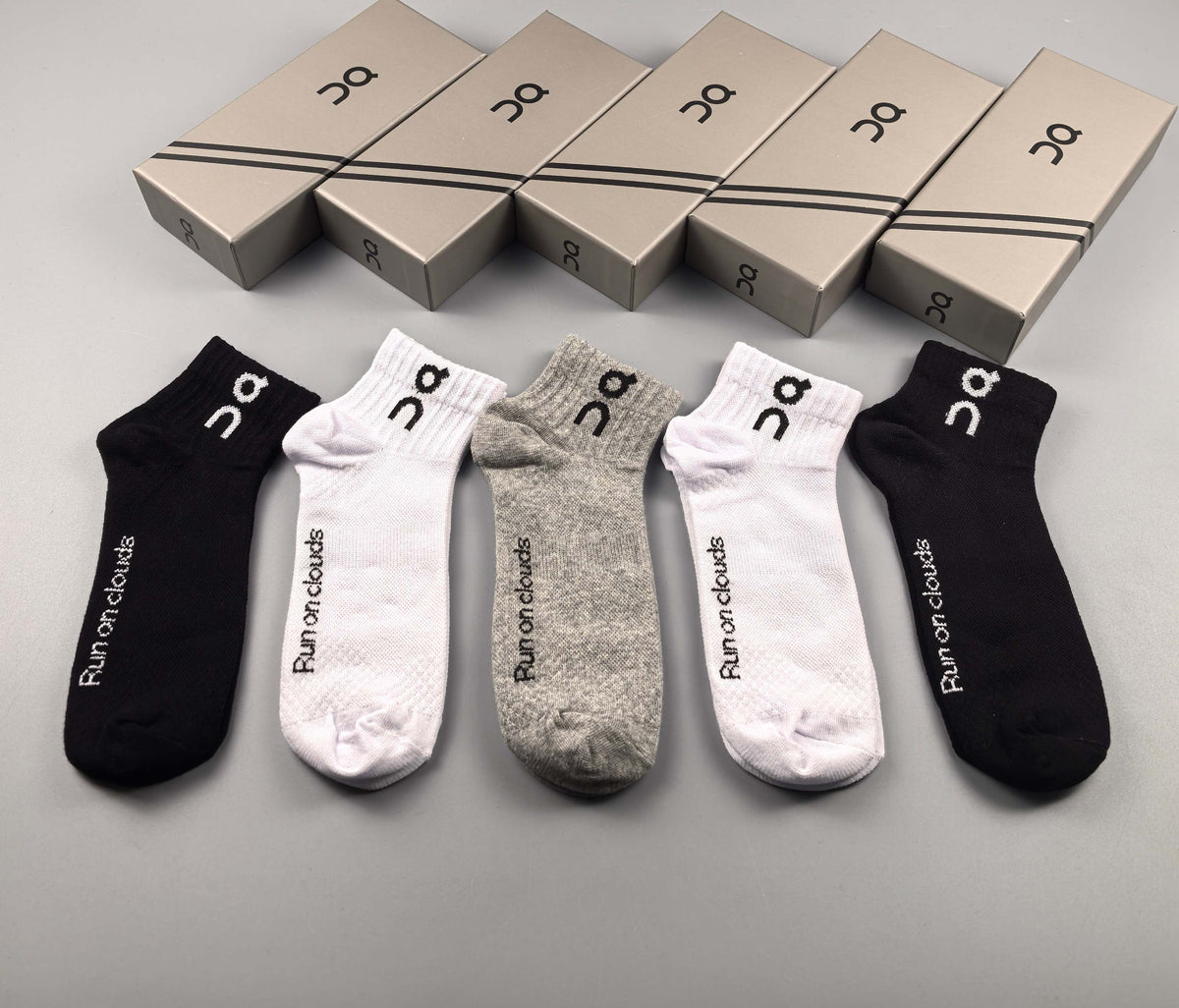 On Cloudtilt Cotton Breathable Socks – 5-Pair Pack