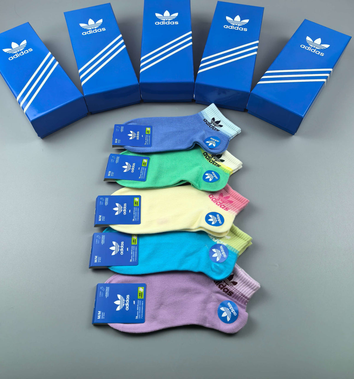 Adidas Cotton Breathable Socks – 5-Pair Pack