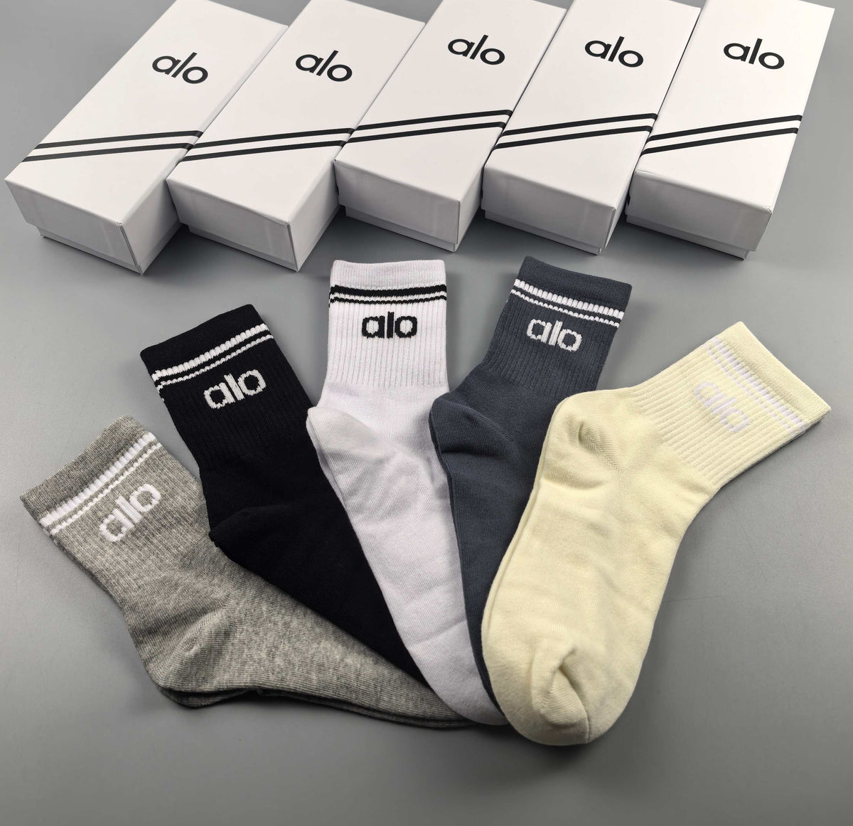 Alo Cotton Short Socks