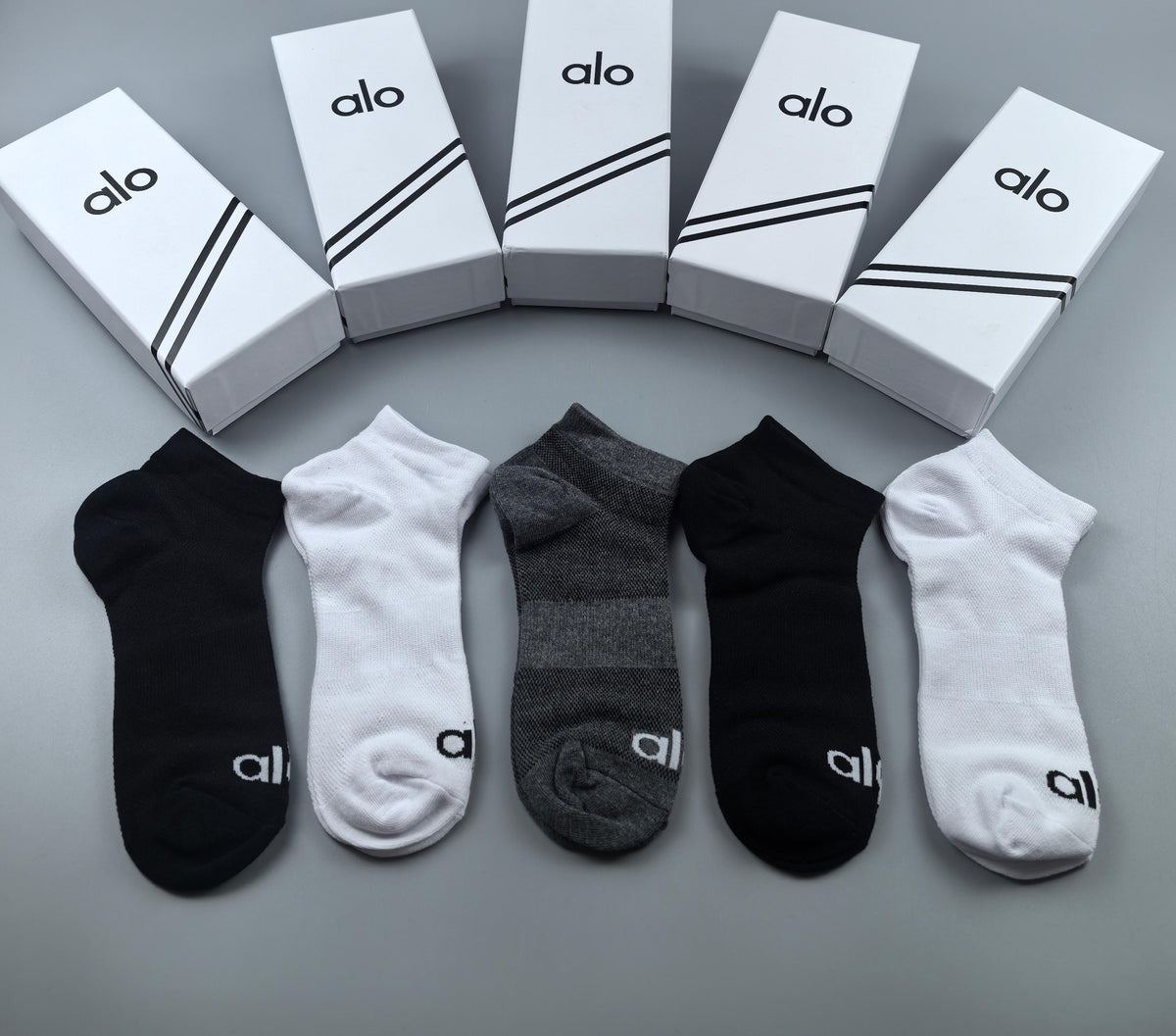 Alo Cotton Short Socks