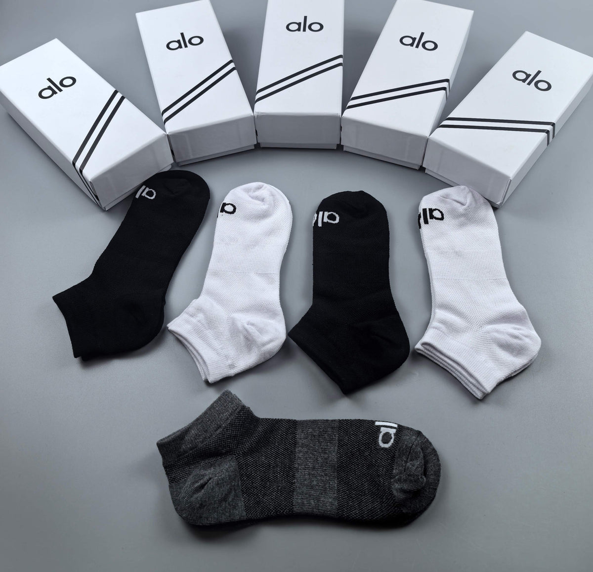 Alo Cotton Short Socks