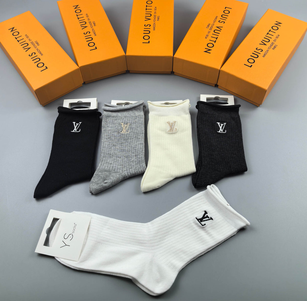 Louis Vuitton Short Socks - 5-Pair Pack
