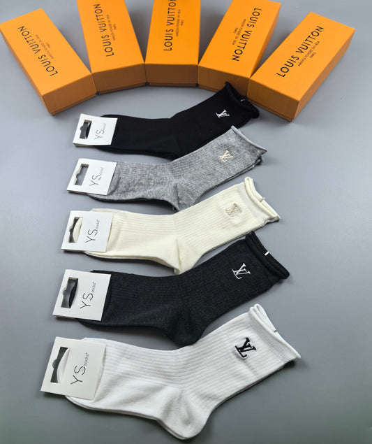 Louis Vuitton Short Socks - 5-Pair Pack