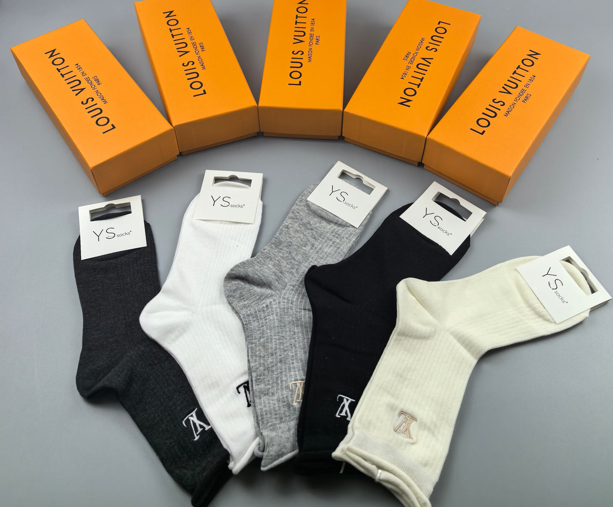 Louis Vuitton Short Socks - 5-Pair Pack