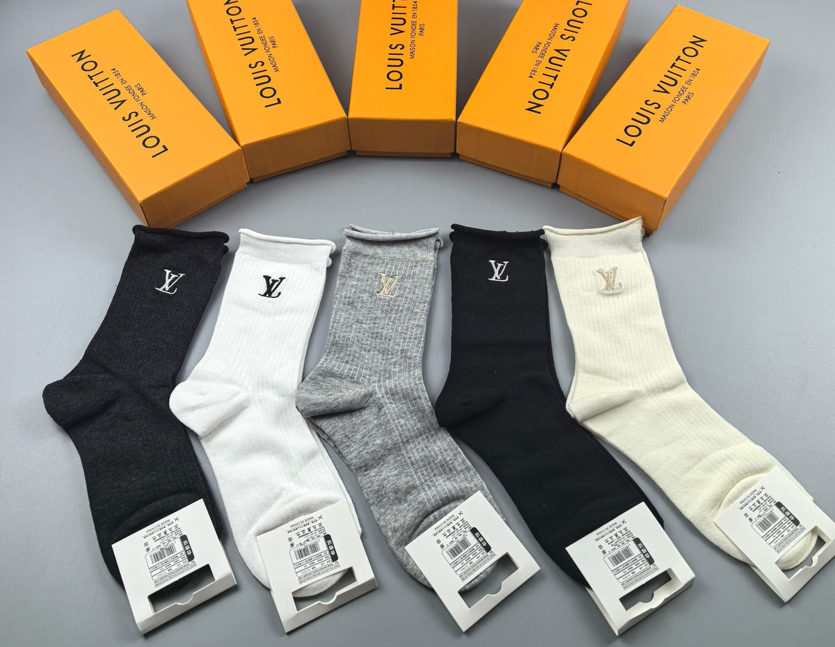 Louis Vuitton Short Socks - 5-Pair Pack