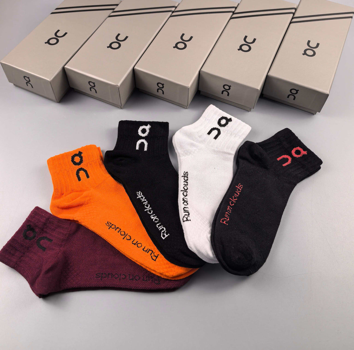 On Cotton Crew Socks - 5-Pair Pack