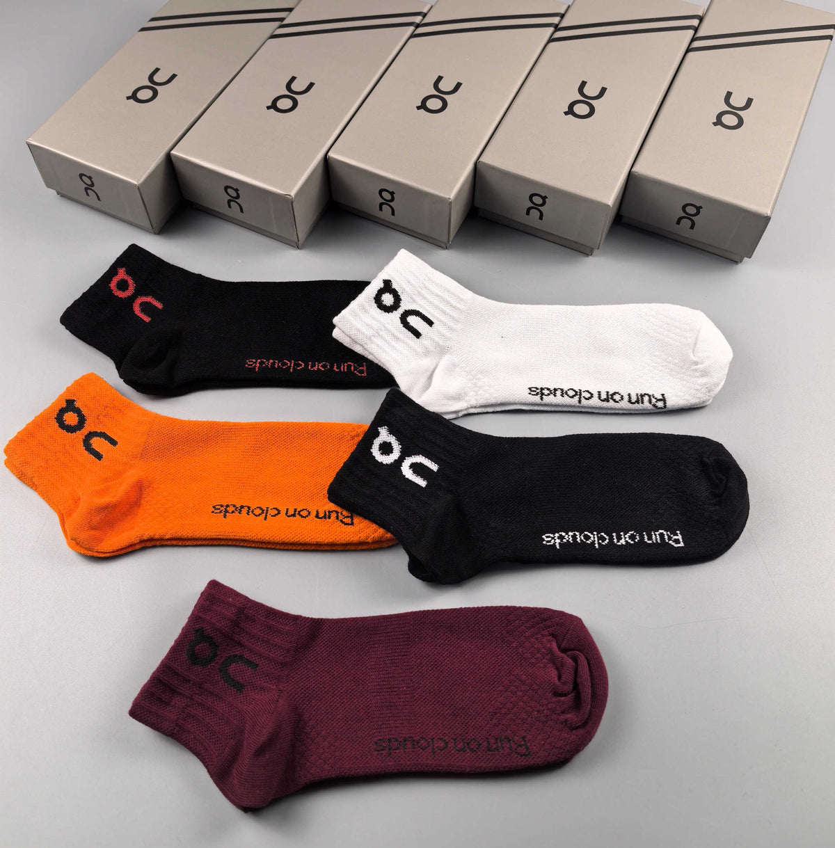 On Cotton Crew Socks - 5-Pair Pack