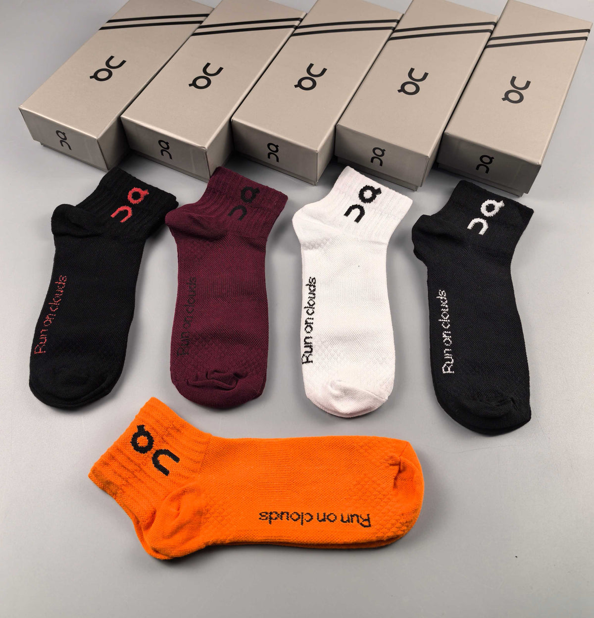 On Cotton Crew Socks - 5-Pair Pack