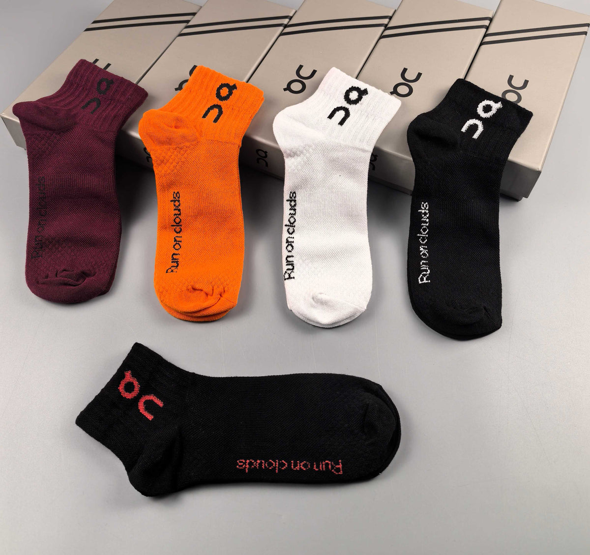 On Clean Sport Styling Ankle Socks - 5-Pair Set