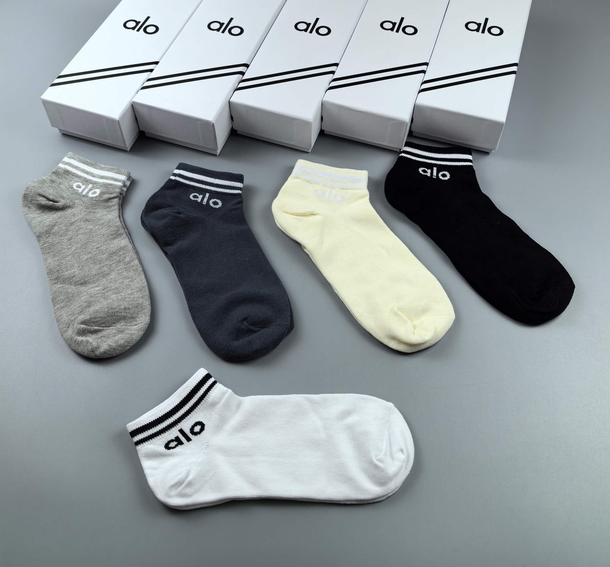 Alo Cotton Short Socks