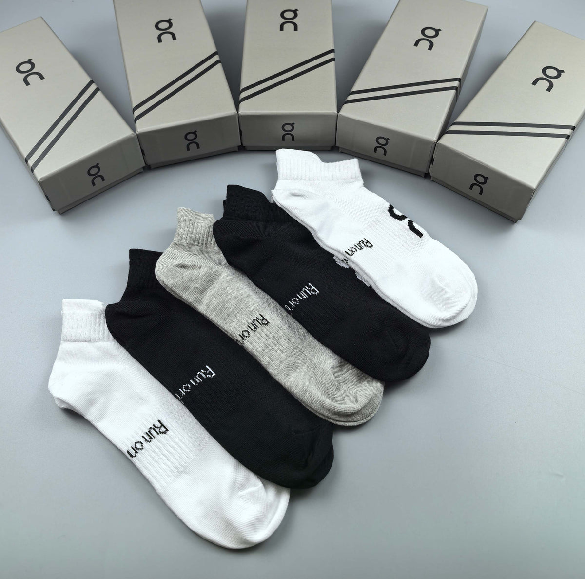 On Cotton Crew Socks - 5-Pair Pack