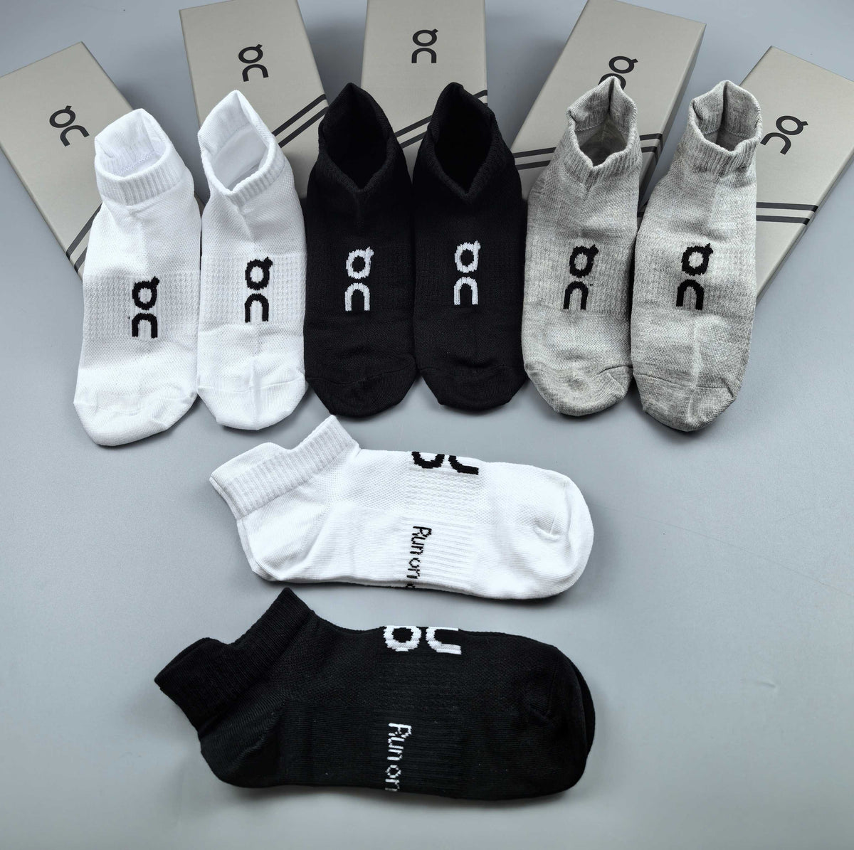 On Cotton Socks - 5-Pair Set