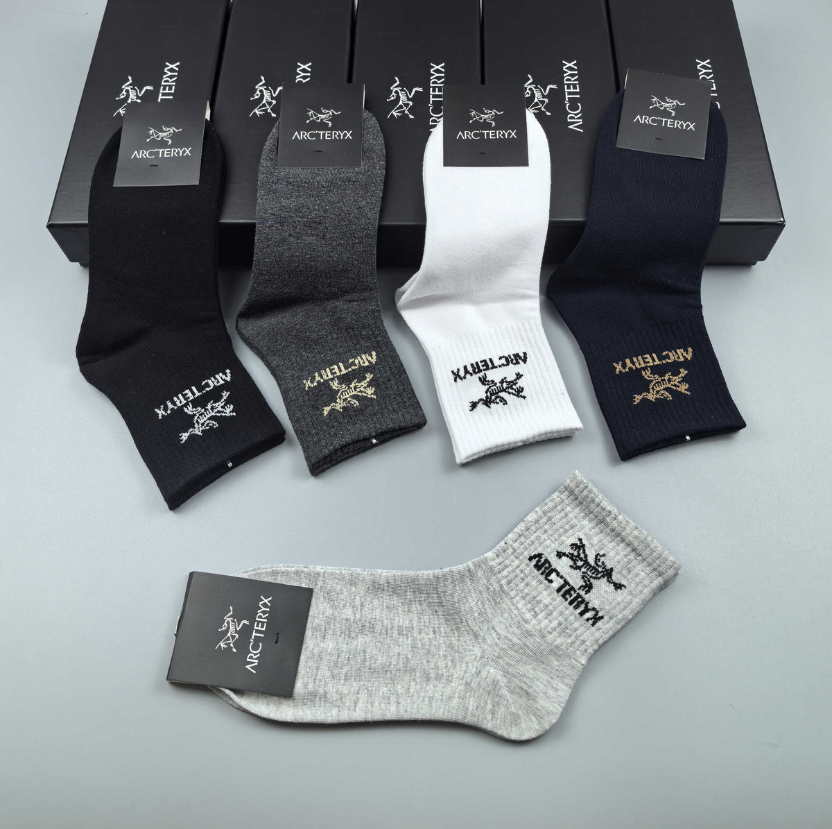 Arc'teryx Cotton Crew Socks - 5-Pair Pack