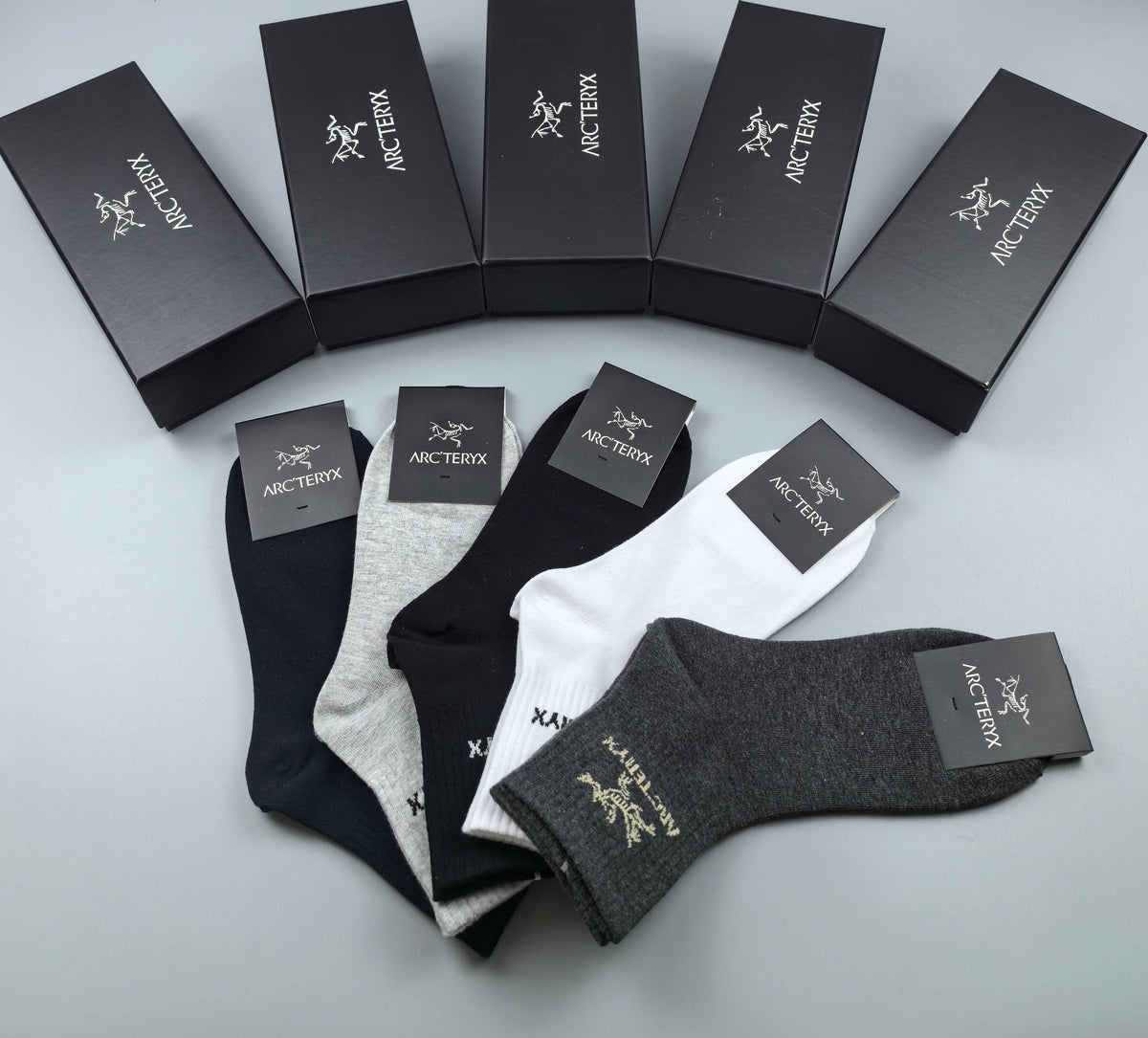 Arc'teryx Cotton Crew Socks - 5-Pair Pack