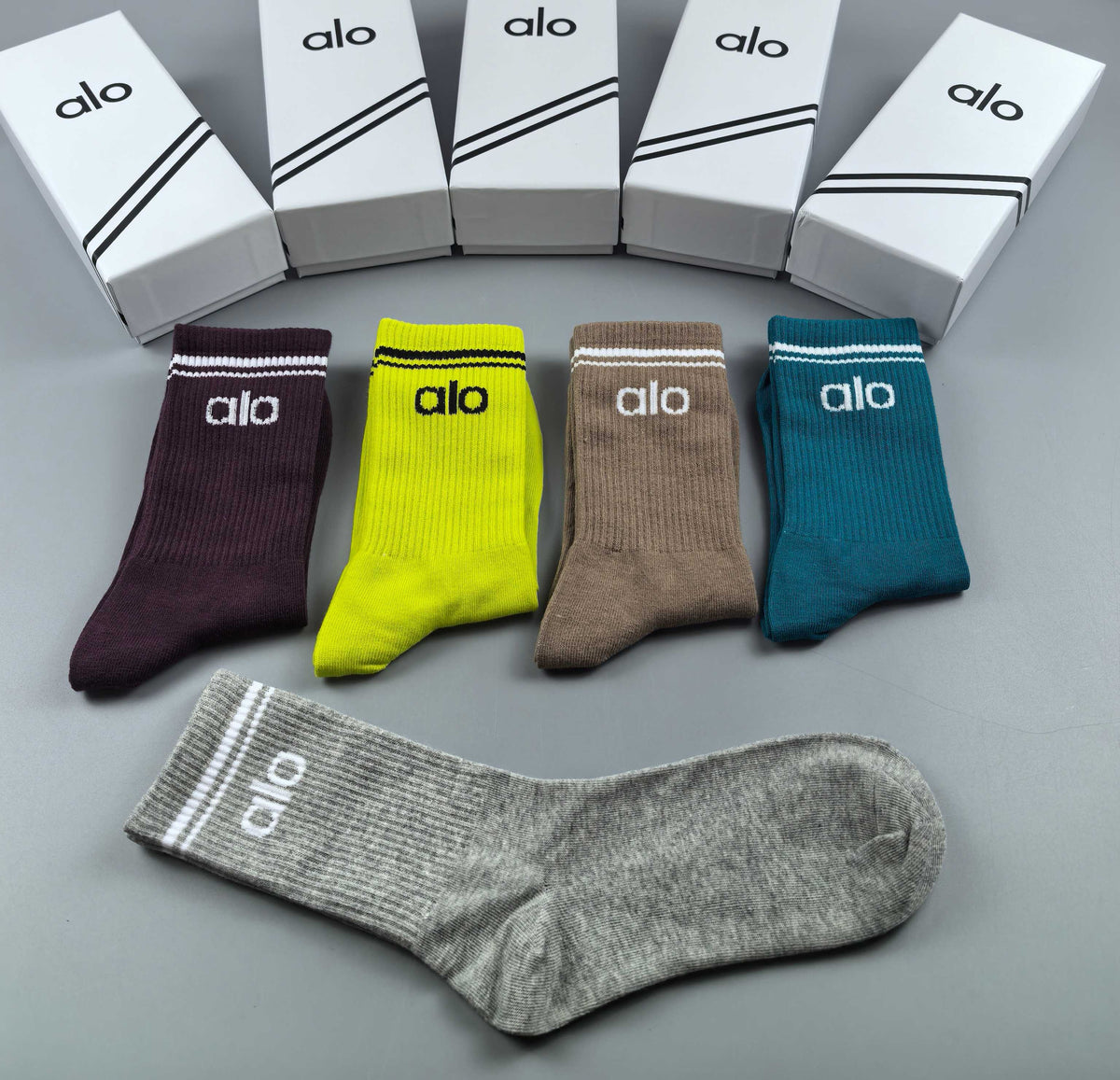 Alo Cotton Short Socks