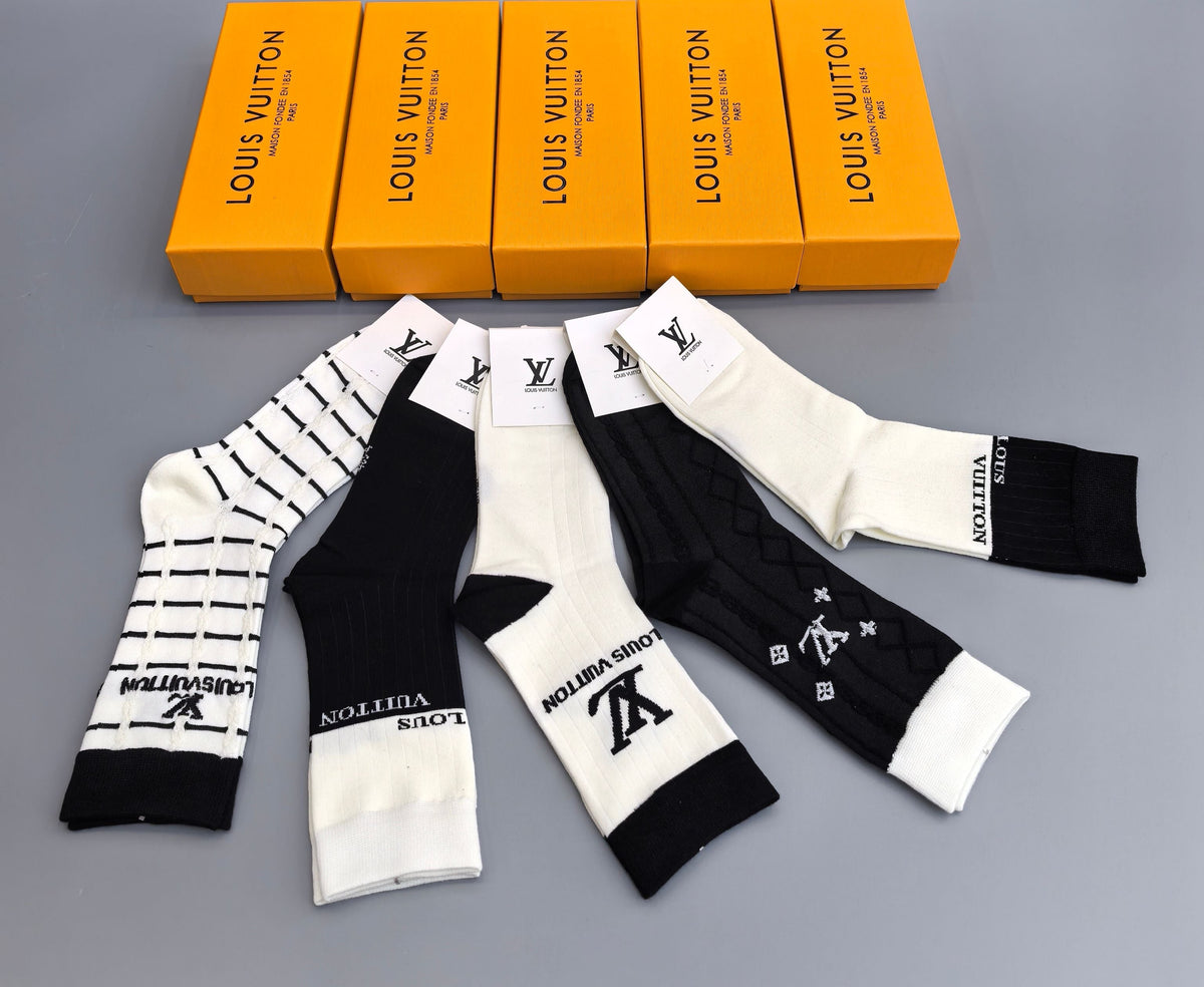 Cotton Short Socks - 5-Pair Pack