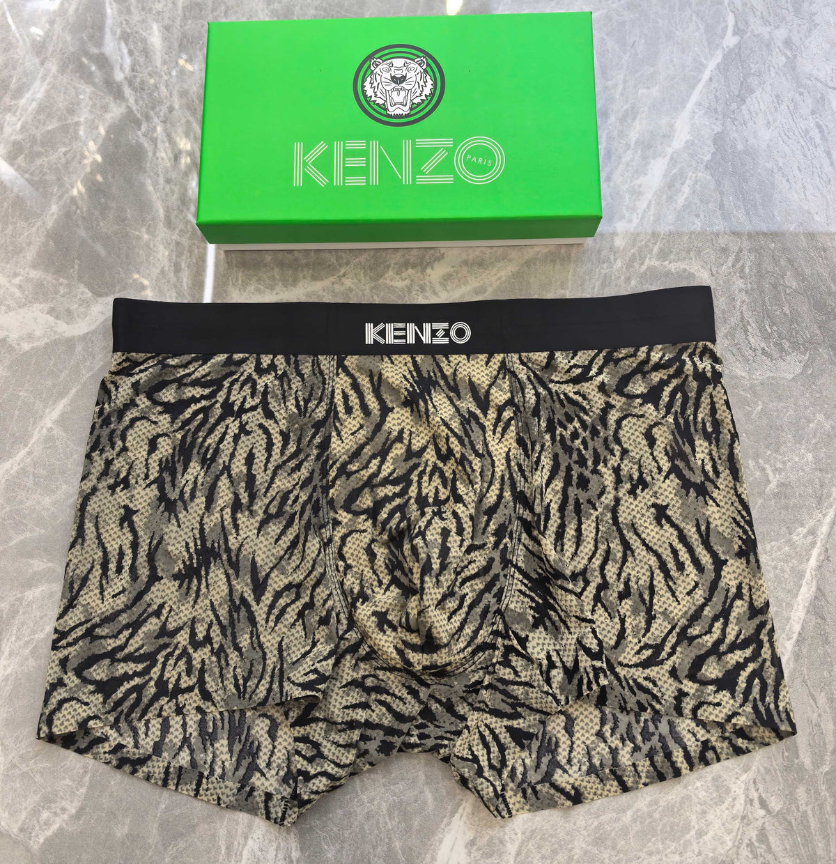 Kenzo Nylon Blend Men's Boxer Briefs - 3-Piece Box