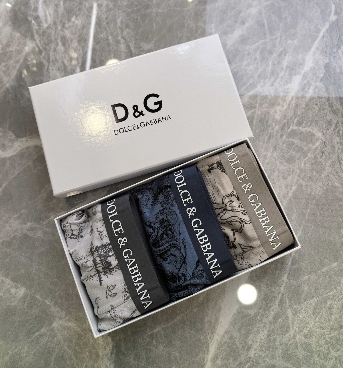 Dolce & Gabbana Modal Men's Boxer Briefs - 3-Piece Box