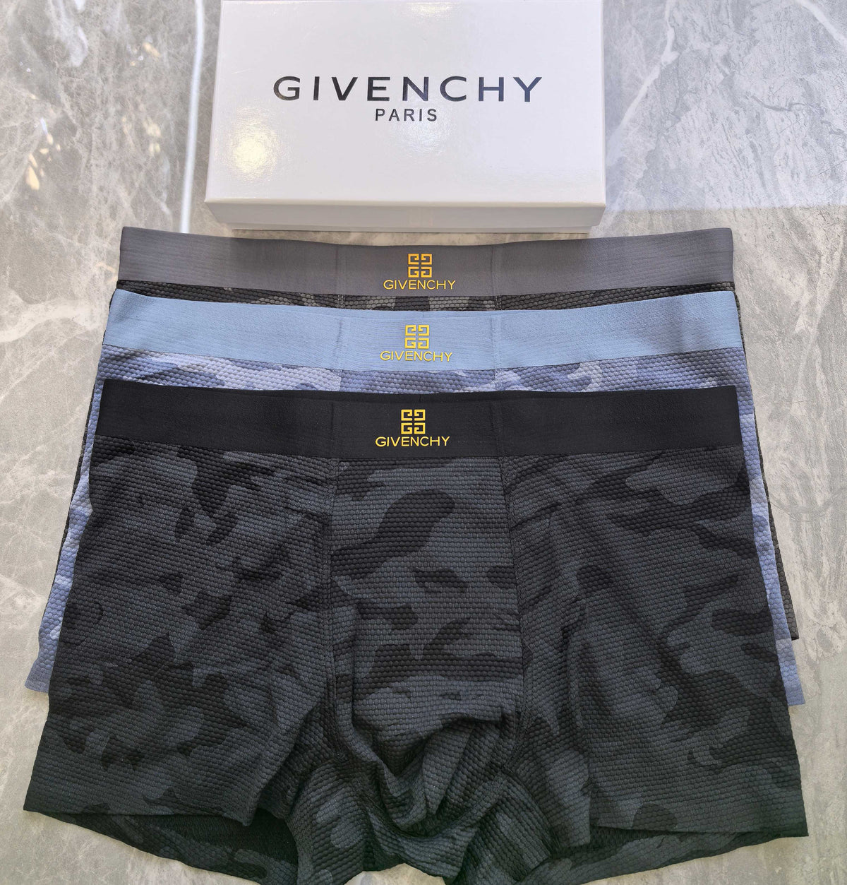 Givenchy Breathable Men's Boxer Briefs – 3-Pack – Sizes L-4XL