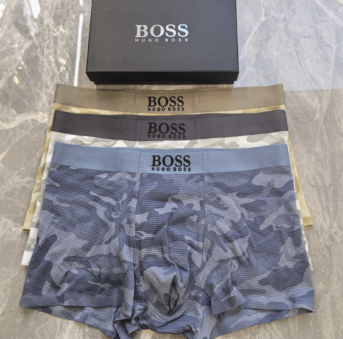 Hugo Boss Men's Boxer Briefs - 3-Piece Box