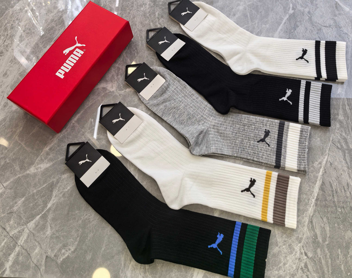 Cotton Short Socks - 5-Pair Pack
