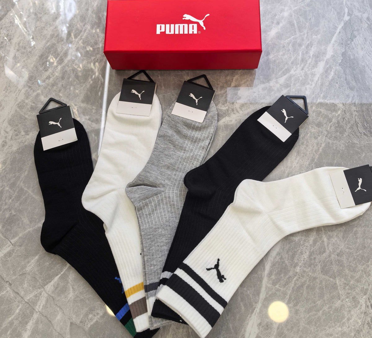 Cotton Short Socks - 5-Pair Pack