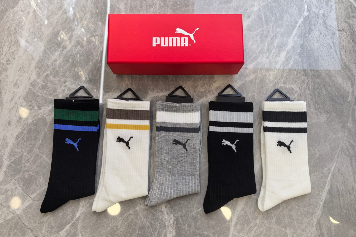 Cotton Short Socks - 5-Pair Pack