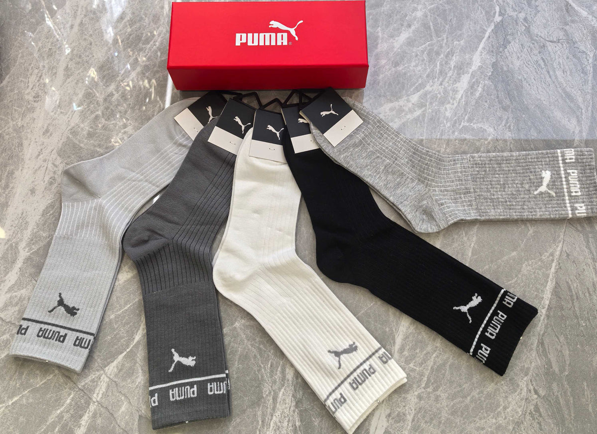 Cotton Crew Socks - 5-Pair Pack