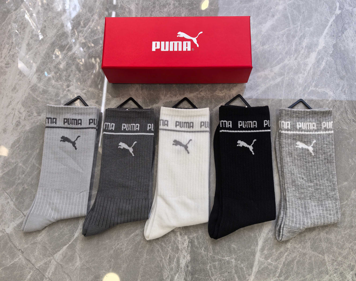 Cotton Crew Socks - 5-Pair Pack