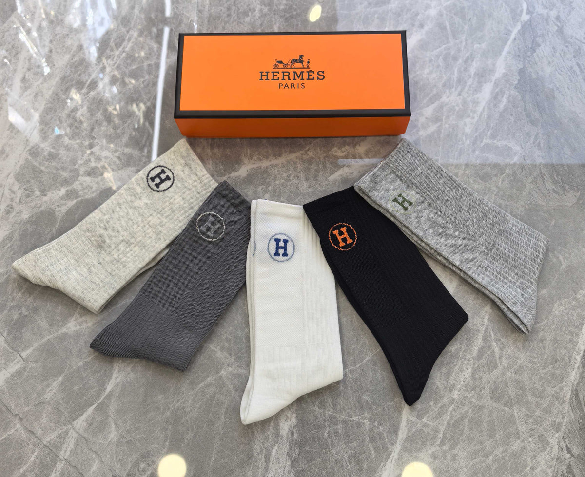 Hermes Short Socks - 5-Pair Pack
