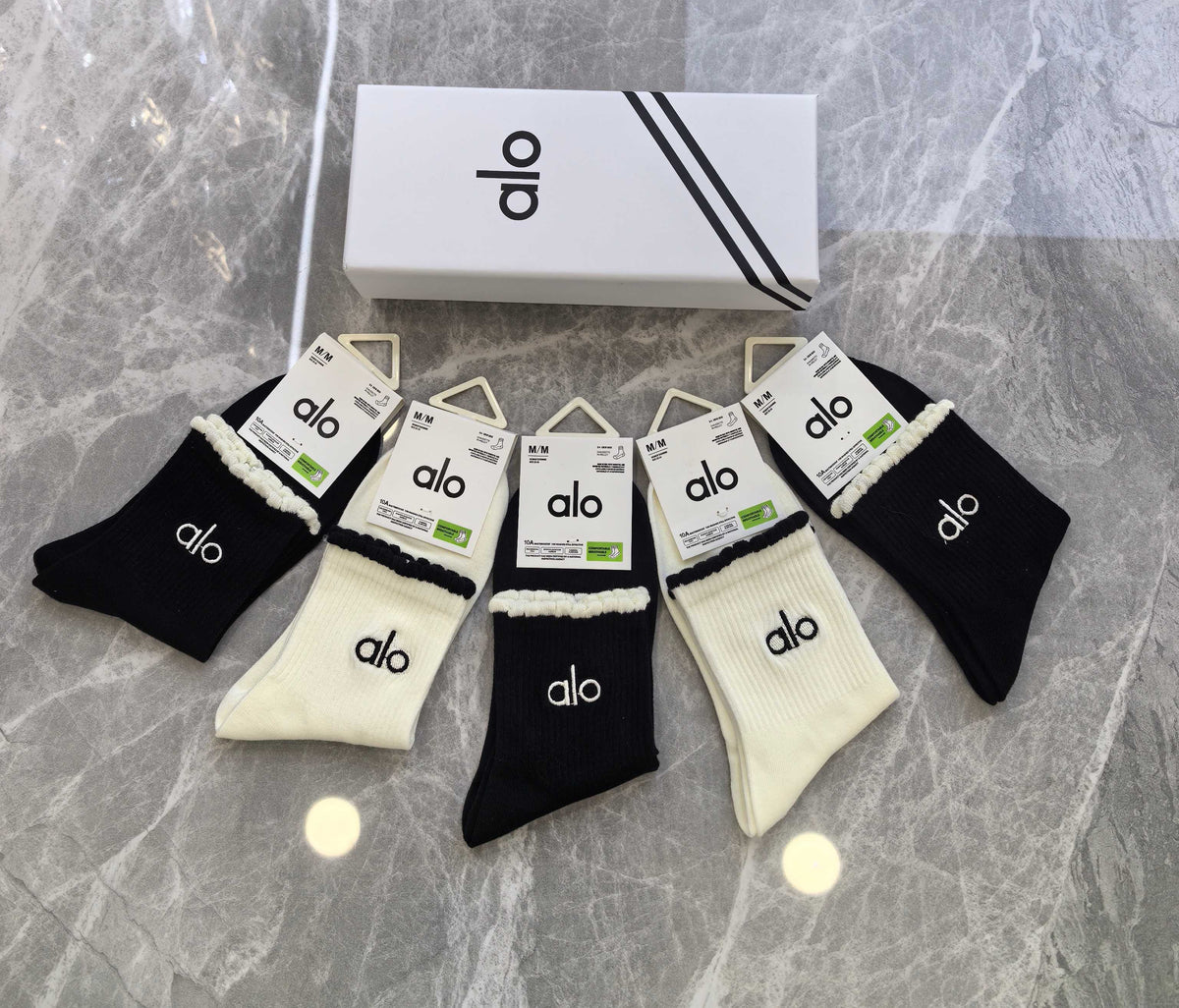 Alo Cotton Short Socks - 5-Pair Pack