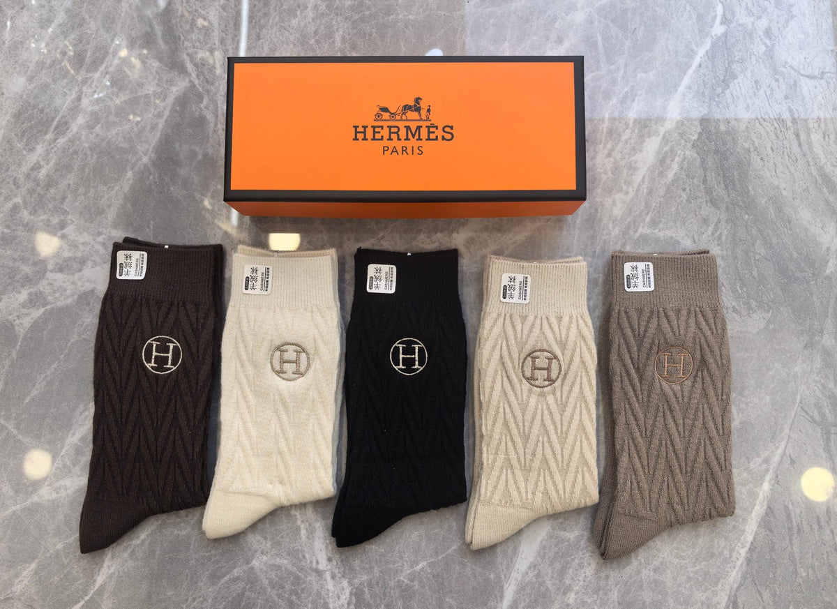 Hermes Short Socks - 5-Pair Pack