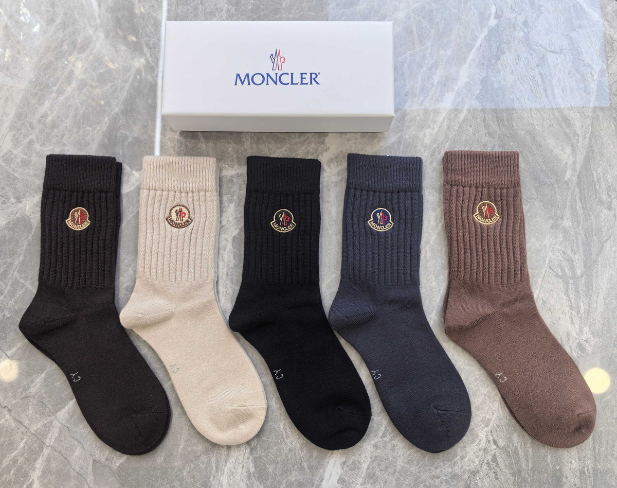 Moncler Short Socks - 5-Pair Pack