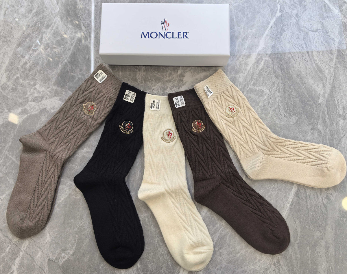 Moncler Crew Socks - 5-Pair Pack
