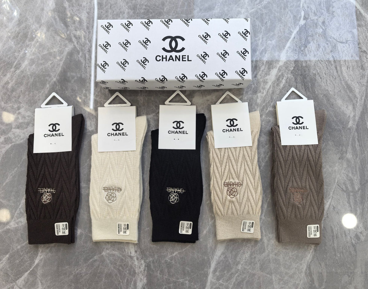 Chanel Short Socks - 5-Pair Pack