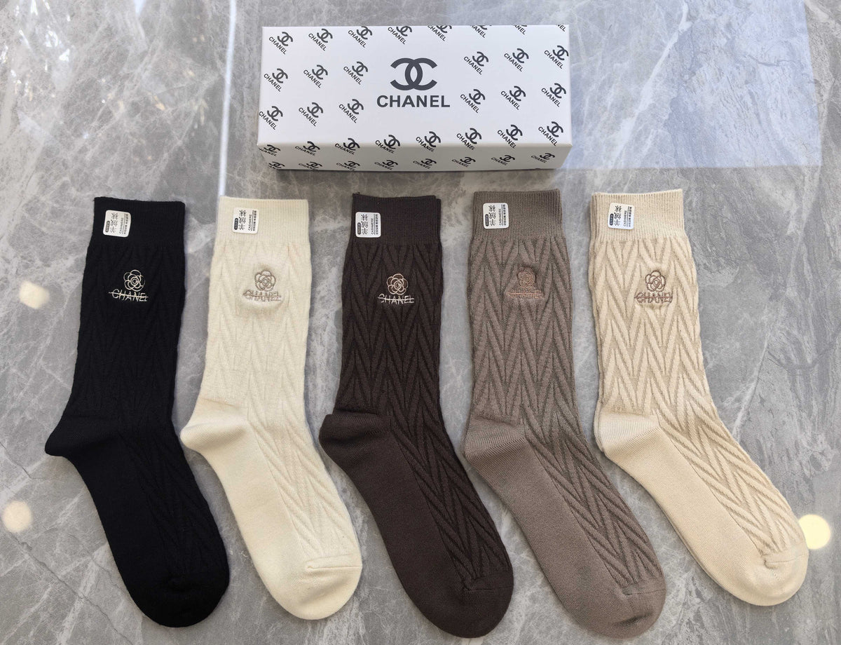 Chanel Short Socks - 5-Pair Pack