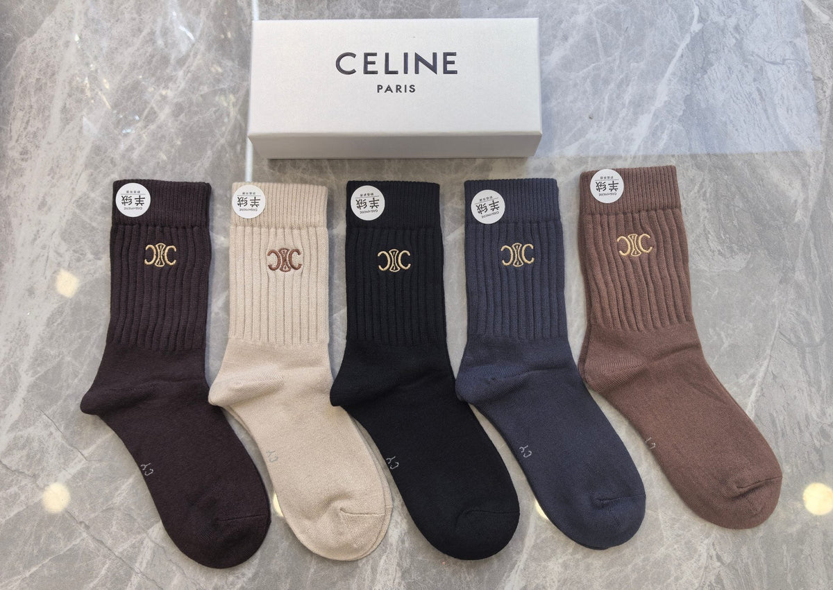 Celine Short Socks - 5-Pair Pack