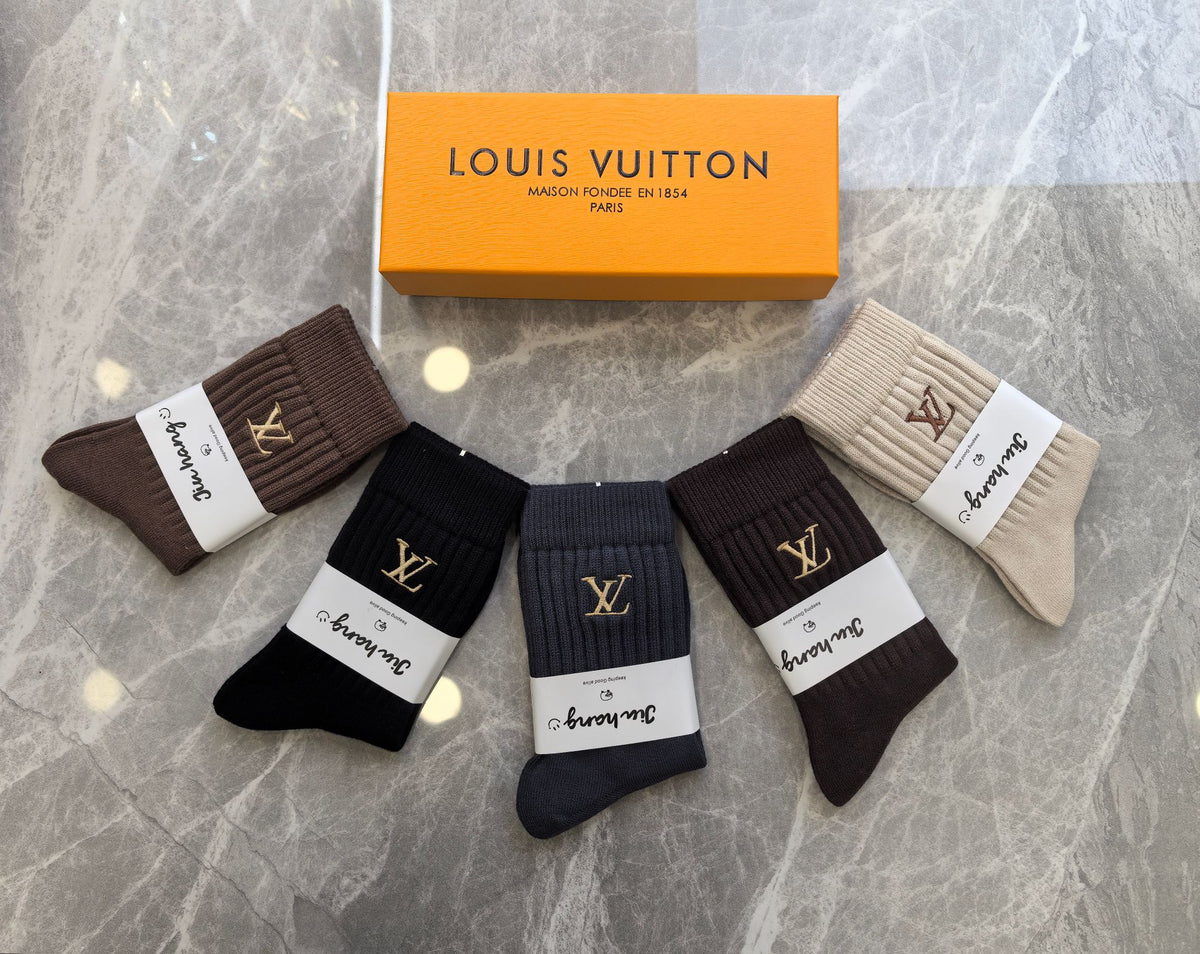 Louis Vuitton Short Socks - 5-Pair Pack