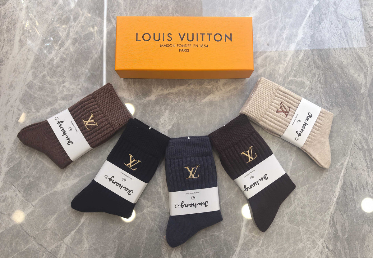 Louis Vuitton Short Socks - 5-Pair Pack