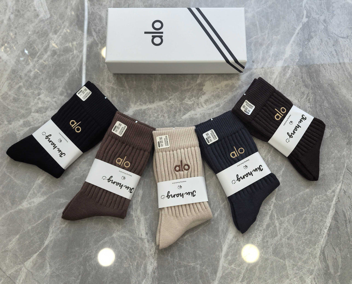 Alo Crew Socks - 5-Pair Pack