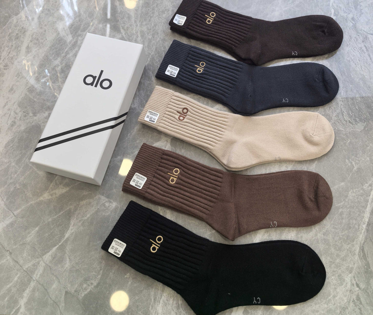 Alo Short Socks - 5-Pair Pack