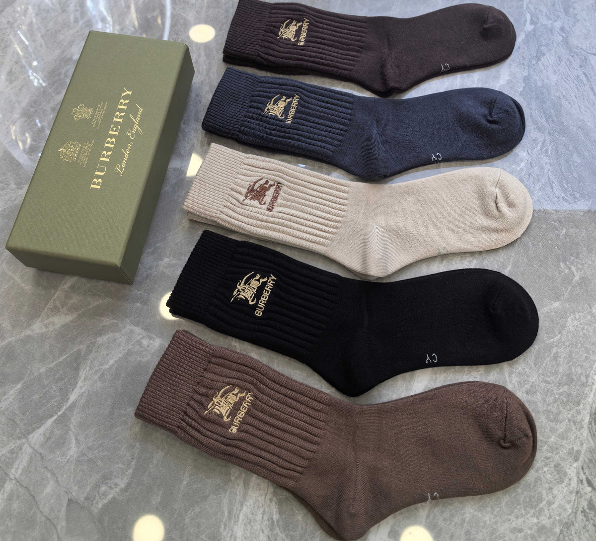 Burberry Short Socks - 5-Pair Pack