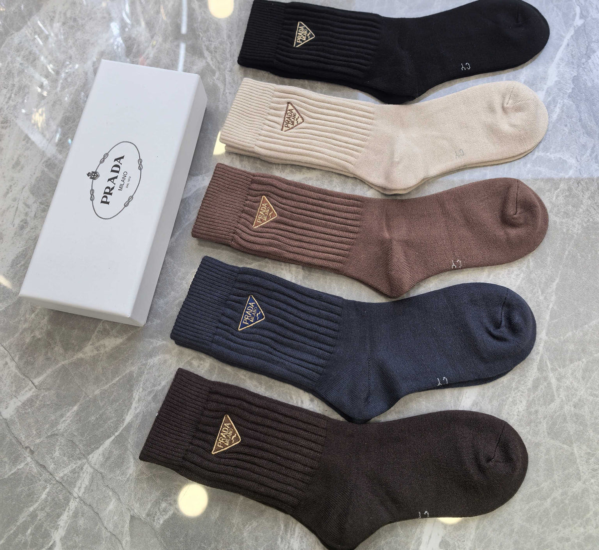 Prada Short Socks - 5-Pair Pack