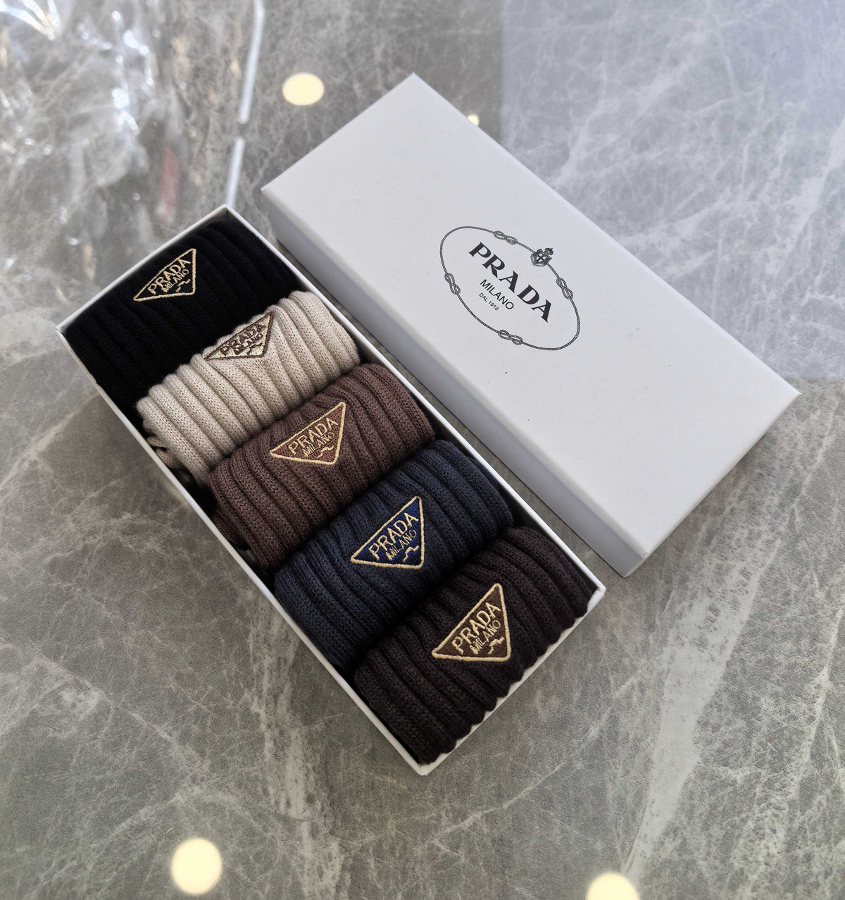 Prada Short Socks - 5-Pair Pack
