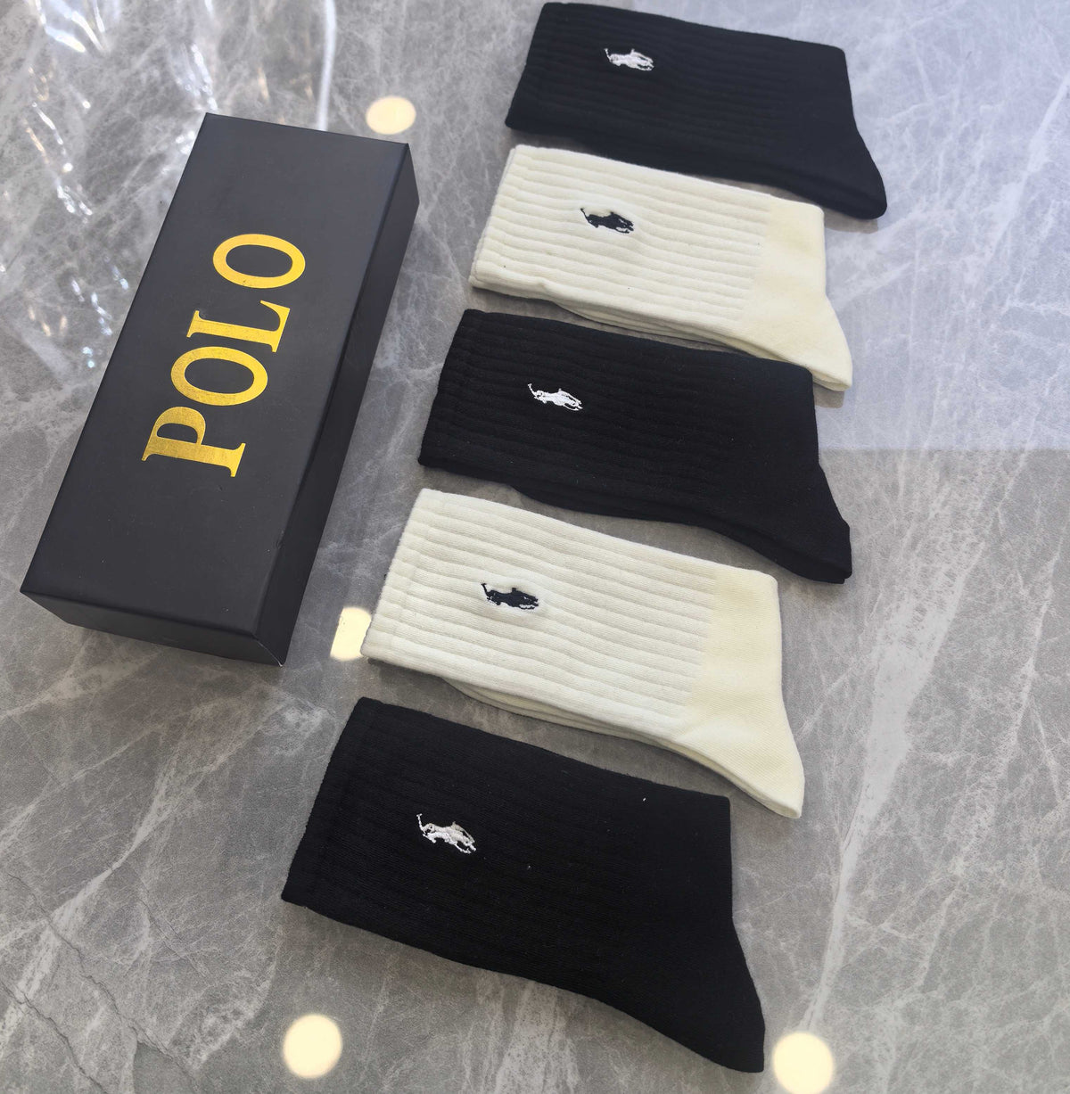 Cotton Crew Socks - 5-Pair Pack